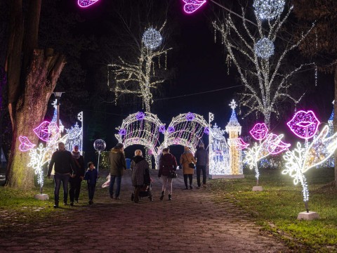 Park Miliona Świateł rozbłys na Kąpielisku Leśnym